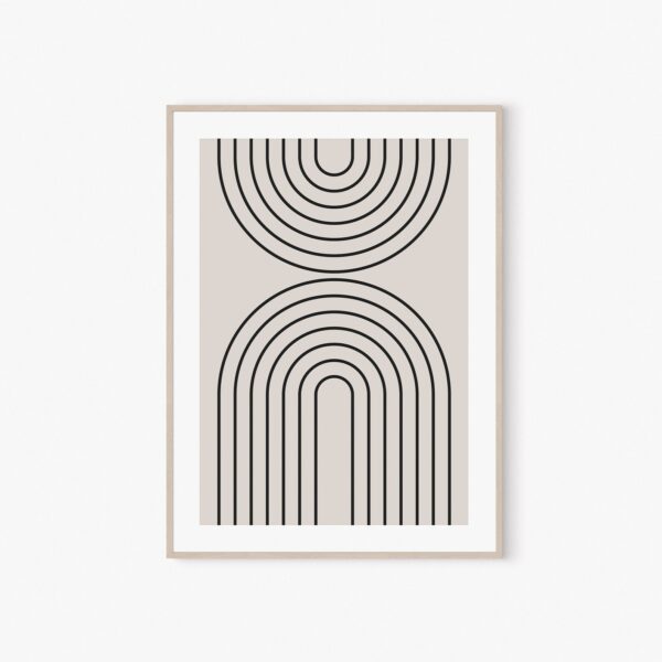 Minimal Arch – Geometric Wall Print - Image 3